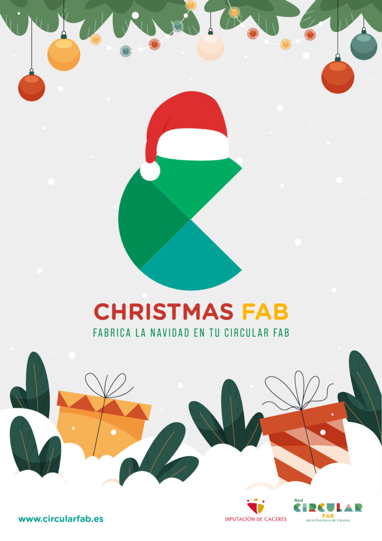 Christmas FAB - Red Circular FAB
