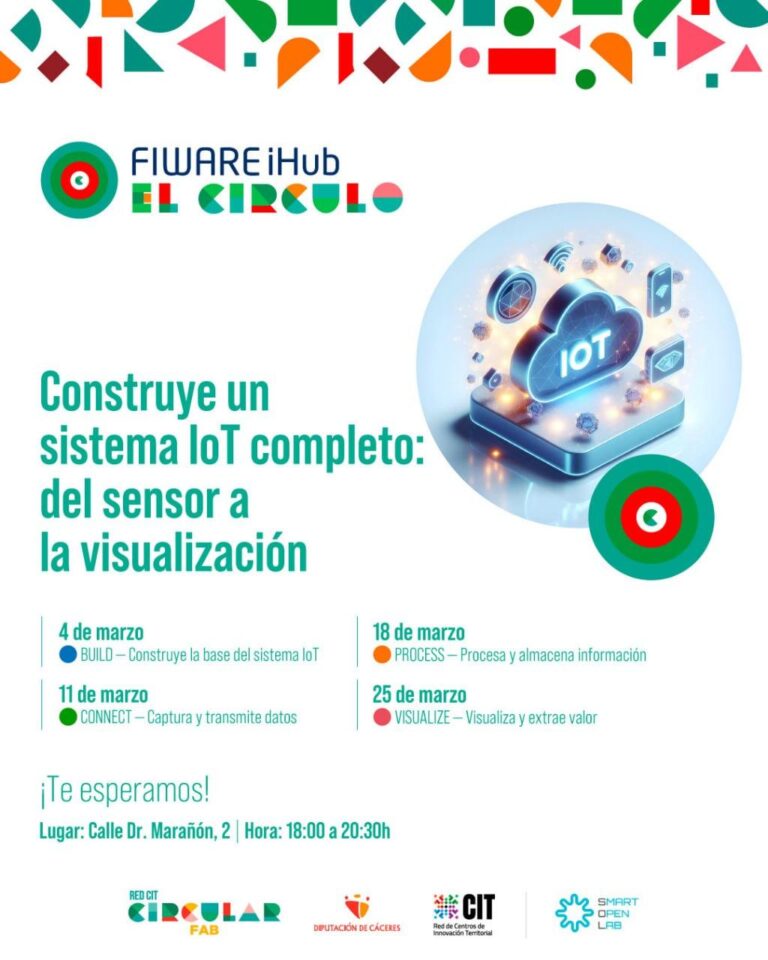 Construye un sistema IoT completo: del sensor a la visualización