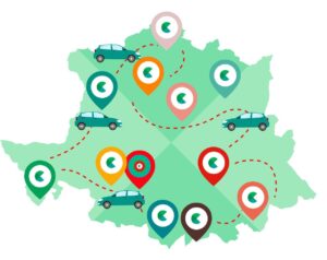 Mapa charlas informativas