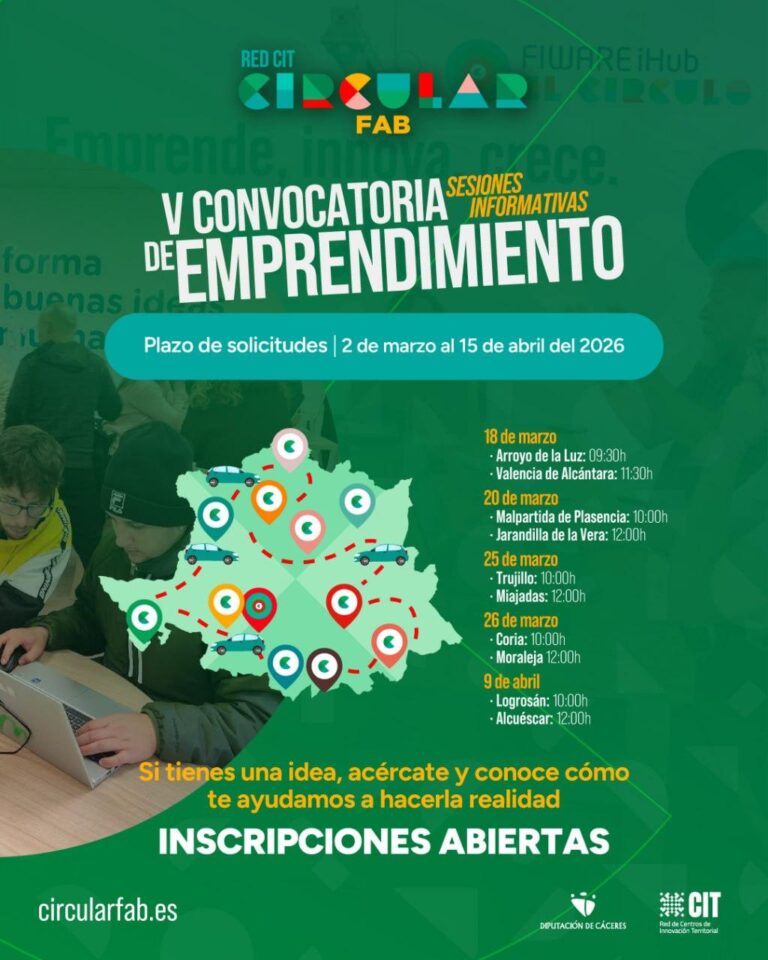 Charlas informativas V convocatoria de Emprendimiento