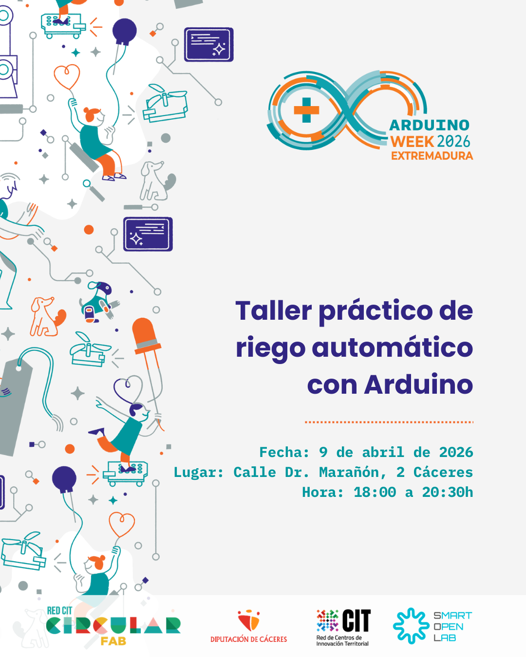 Taller prá ctico de riego automatico con Arduino