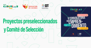 Proyectos preseleccionados y Comité de Selección V Convocatoria Programa de Emprendimiento
