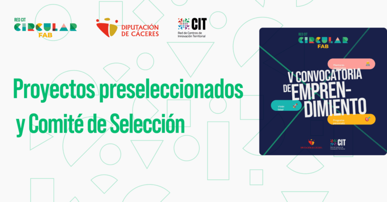 Proyectos preseleccionados y Comité de Selección V Convocatoria Programa de Emprendimiento